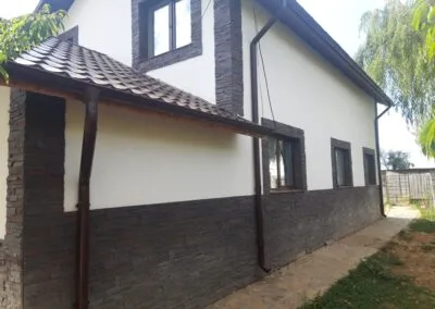 renovare fatada casa veche placare decorativa